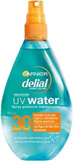 Garnier Delial Spray Protector Transparente UV Water Alta Protección- Cuerpo y Rostro IP30+ - 150 ml